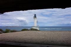 Point Lonsdale Lighthouse, taken from a disused bunker